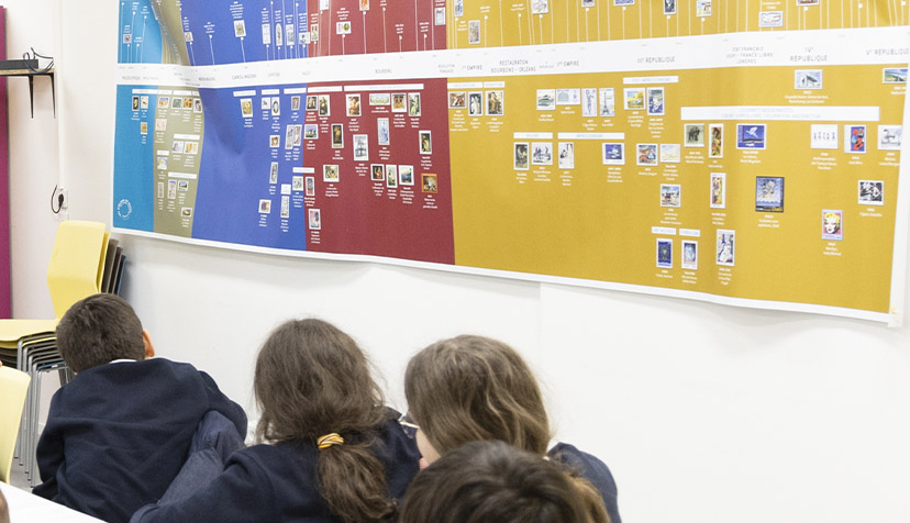 Fresque historique et artistique (illustrée par des timbres)