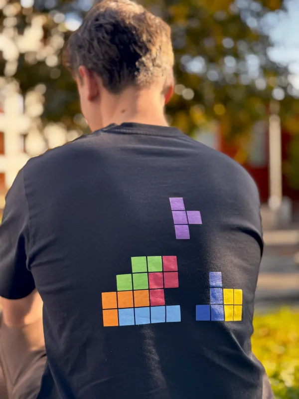Vue 4 – tshirt La Poste Tetris