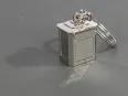 Vue 2 – Porte clefs boîte aux lettres 1918